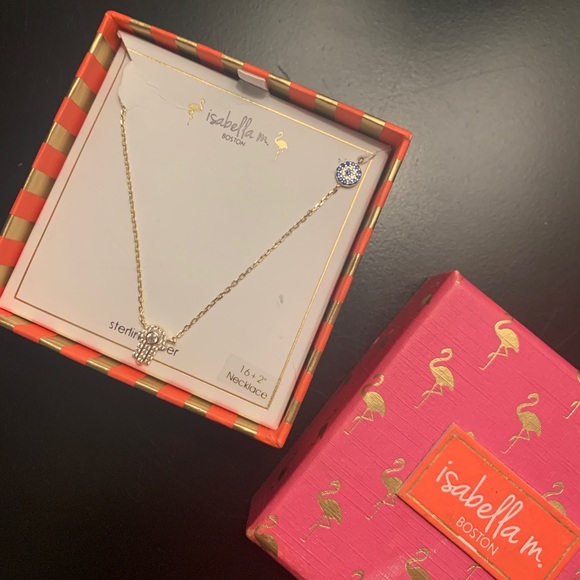 Isabella M Hamsa Necklace 